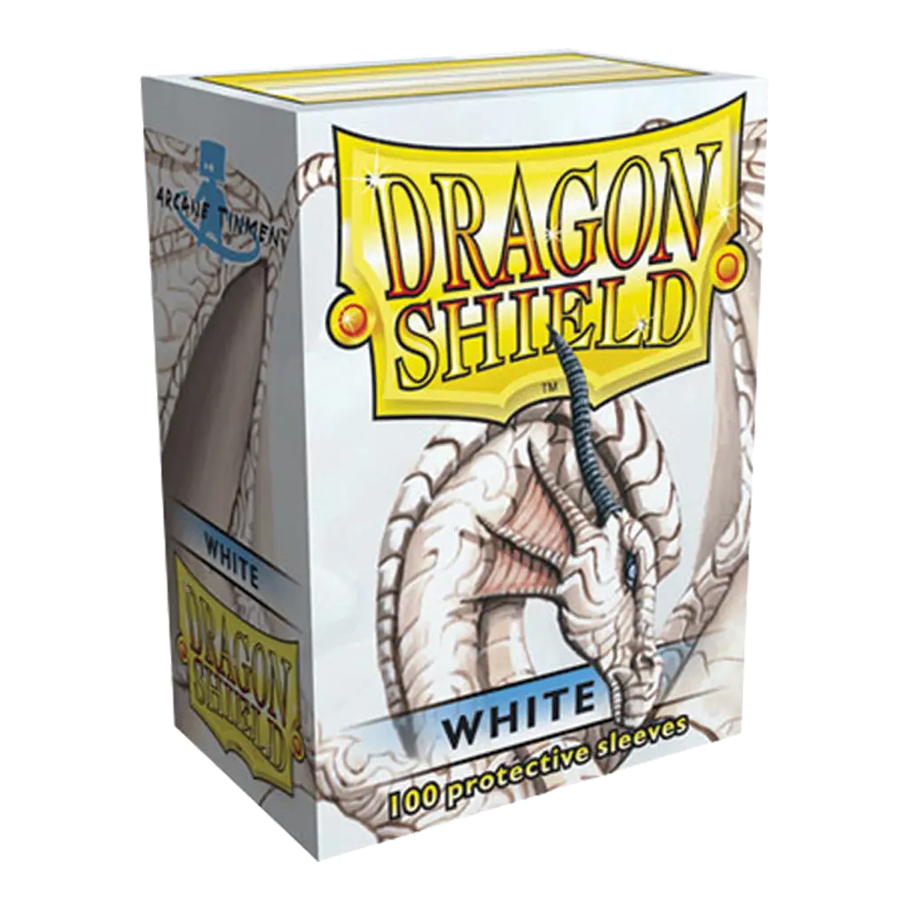 100 Sleeves Dragon Shield : White
