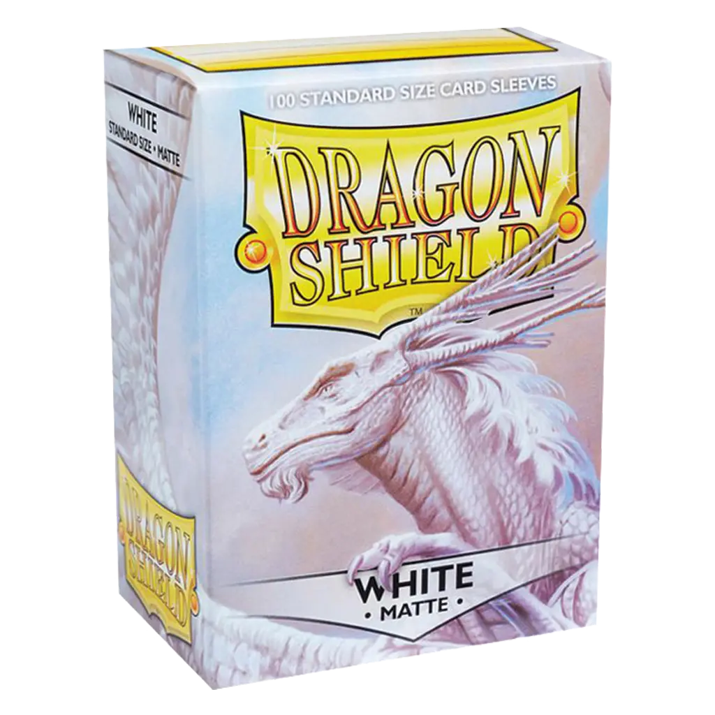 100 Sleeves Dragon Shield Matte: White