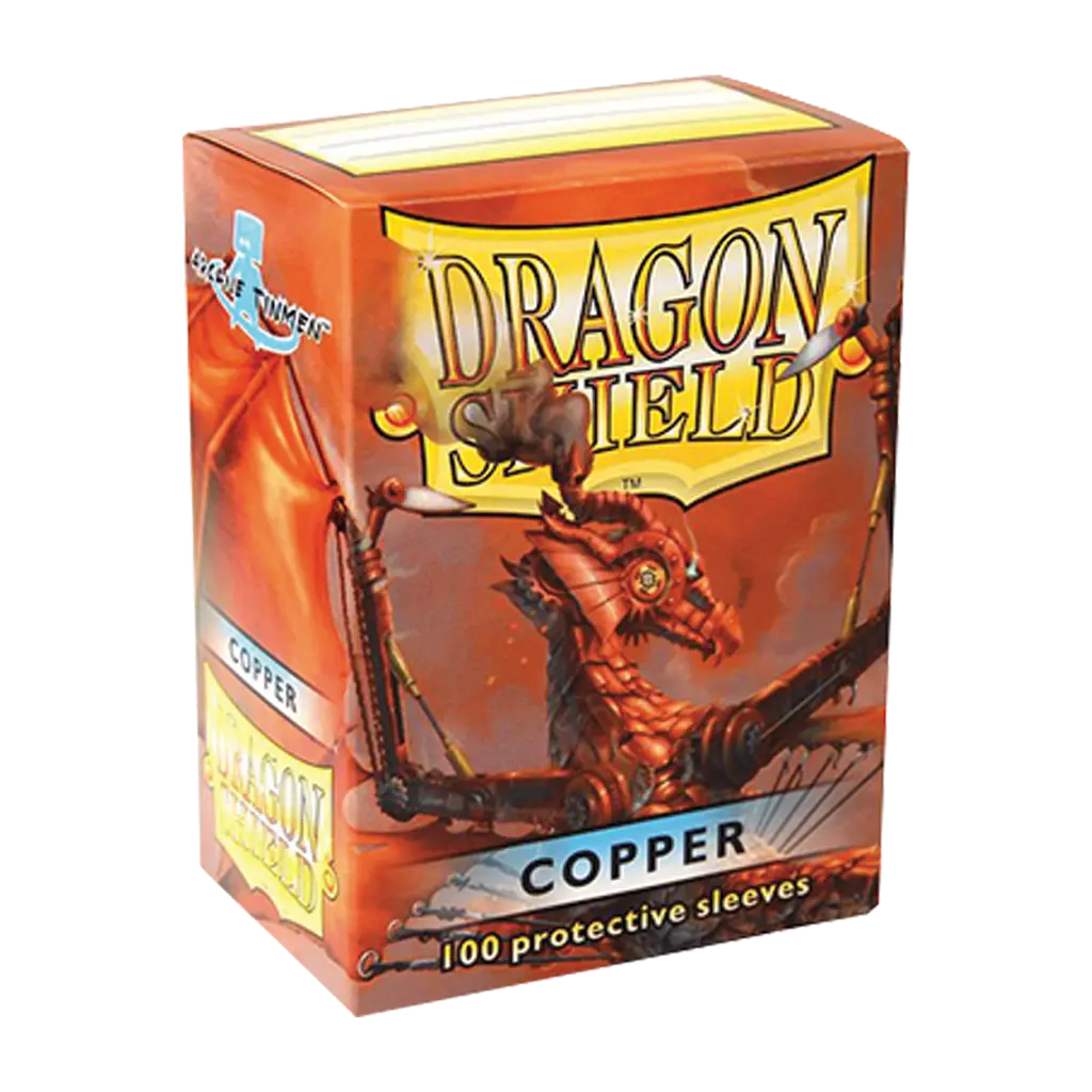 100 Sleeves Dragon Shield : Copper