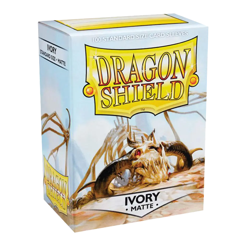100 Sleeves Dragon Shield Matte: Ivory