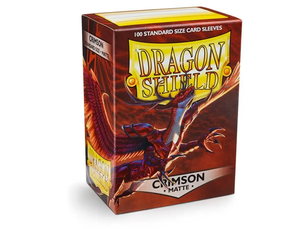 100 Sleeves Dragon Shield Matte: Crimson