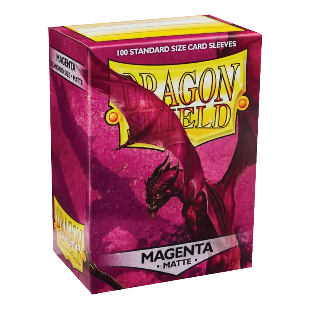 100 Sleeves Dragon Shield Matte: Magenta