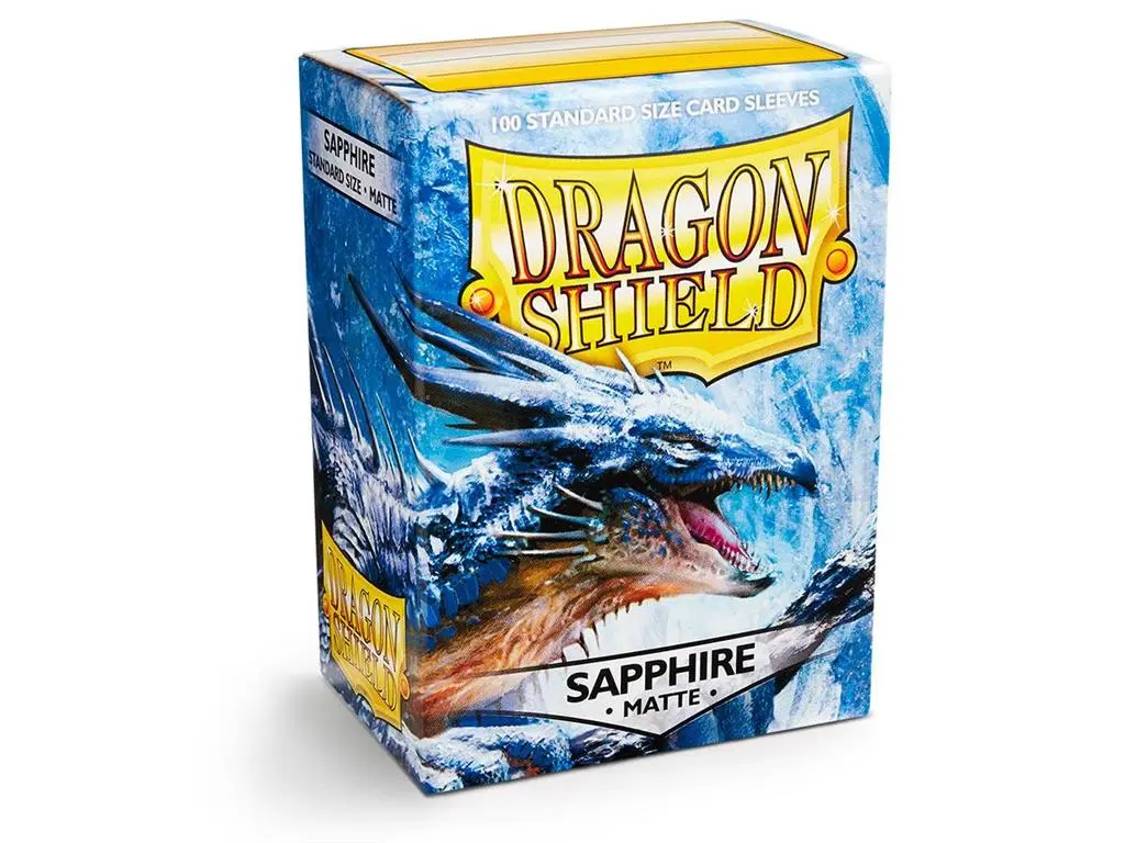 100 Sleeves Dragon Shield Matte: Sapphire