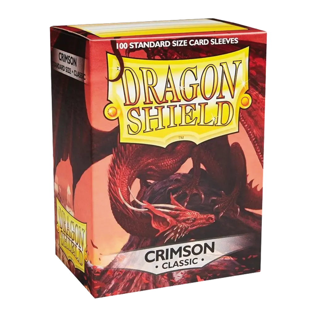 100 Sleeves Dragon Shield : Crimson