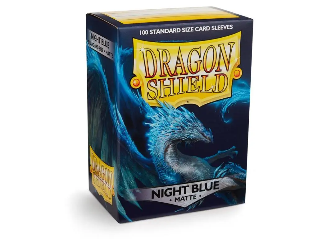 100 Sleeves Dragon Shield Matte: Night Blue
