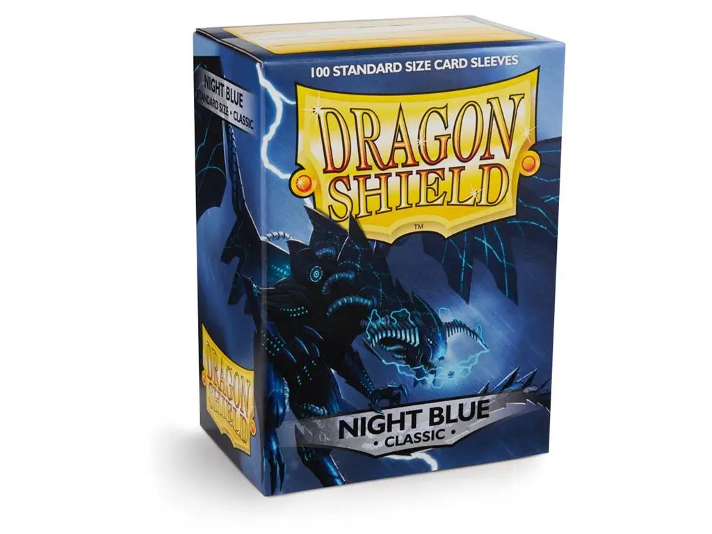 100 Sleeves Dragon Shield : Night Blue