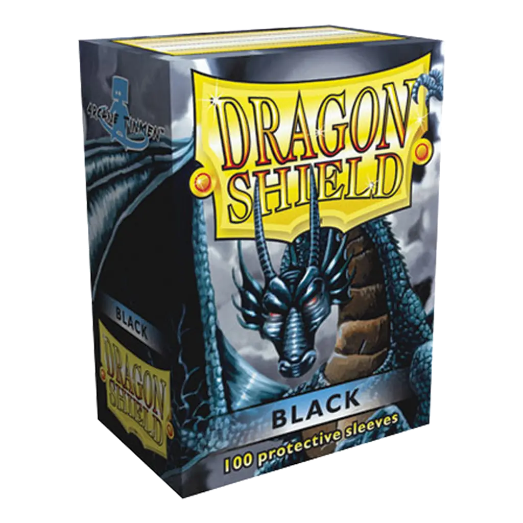 100 Sleeves Dragon Shield : Black