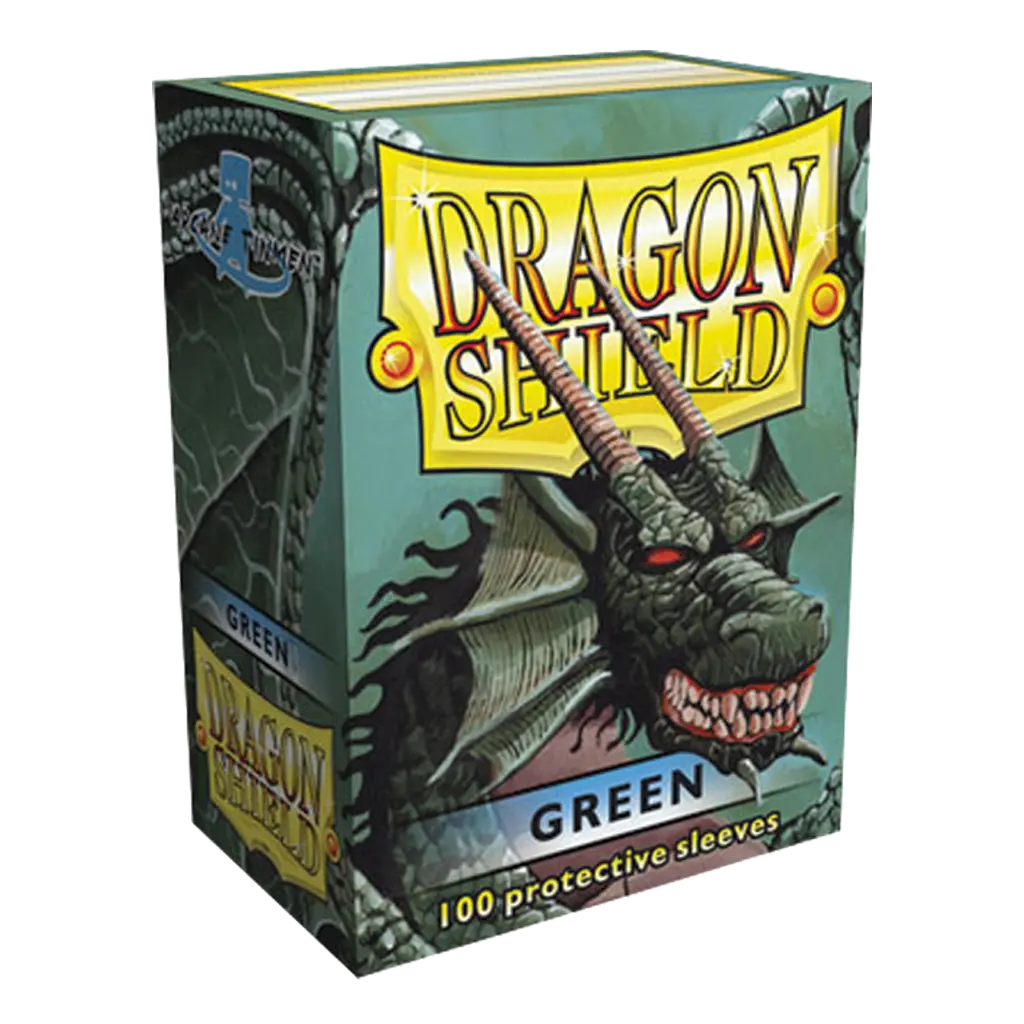 100 Sleeves Dragon Shield : Green