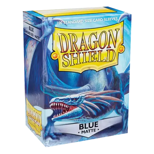[AT-11003] 100 Sleeves Dragon Shield Matte: Blue (10)