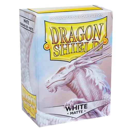 [AT-11005] 100 Sleeves Dragon Shield Matte: White