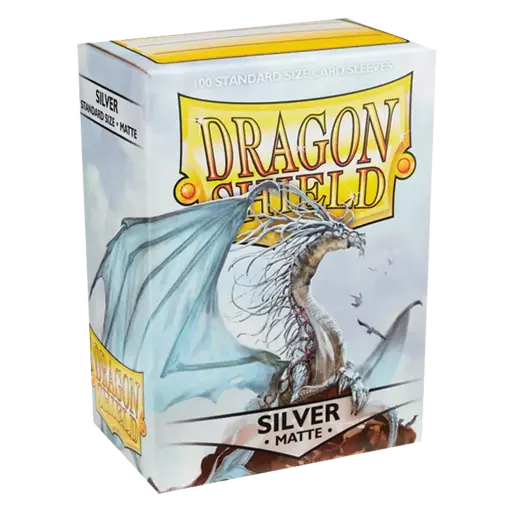 [AT-11008] 100 Sleeves Dragon Shield Matte: Silver