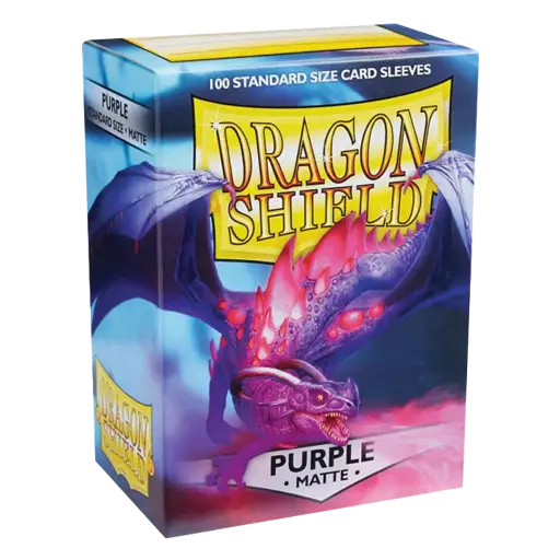 [AT-11009] 100 Sleeves Dragon Shield Matte: Purple