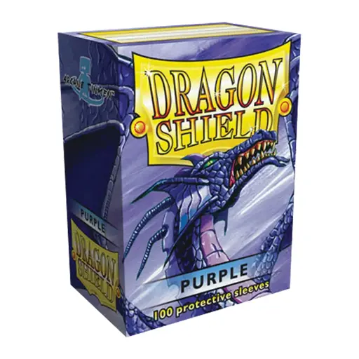[AT-10009] 100 Sleeves Dragon Shield : Purple