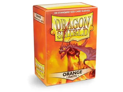 [AT-11013] 100 Sleeves Dragon Shield Matte: Orange