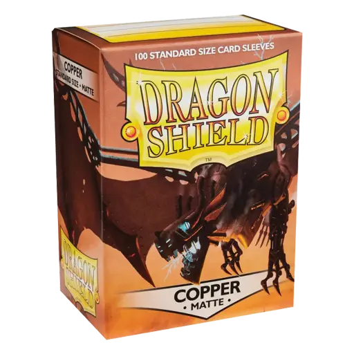 [AT-11016] 100 Sleeves Dragon Shield Matte: Copper