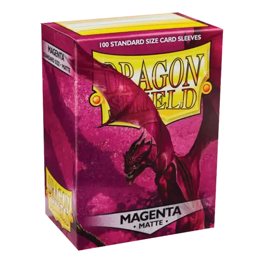 [AT-11026] 100 Sleeves Dragon Shield Matte: Magenta
