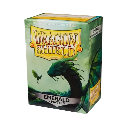[AT-11036] 100 Sleeves Dragon Shield Matte: Emerald