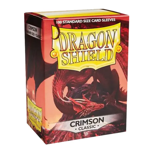 [AT-10021] 100 Sleeves Dragon Shield : Crimson