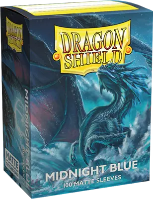 [AT-11057] 100 Sleeves Dragon Shield Matte: Midnight Blue